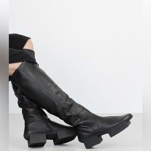 Trippen tall leather boot size 39. In nearly new condition.